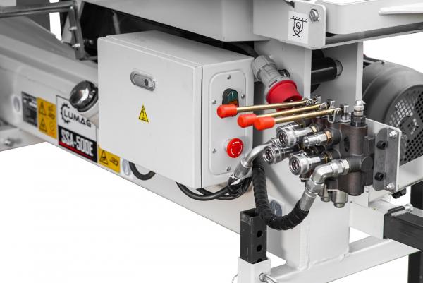 Lumag Sägespaltmaschine mit 400V Elektroantrieb SSA-500E